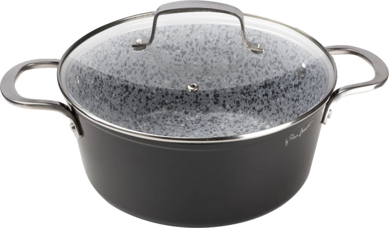 Casserole en granit Lamart avec couvercle, 24 cm