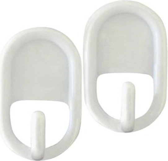 Crochets auto-adhésifs en plastique Toro, 2 pcs