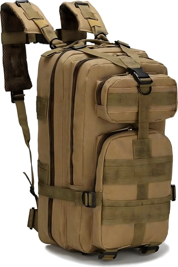 Sac à dos tactique de randonnée 30 l marron