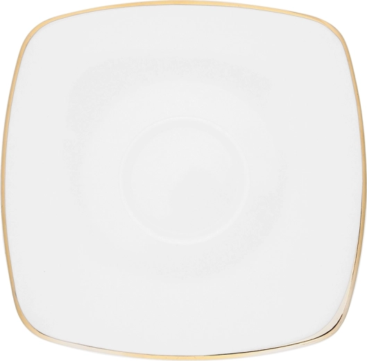 Design carré et bord doré