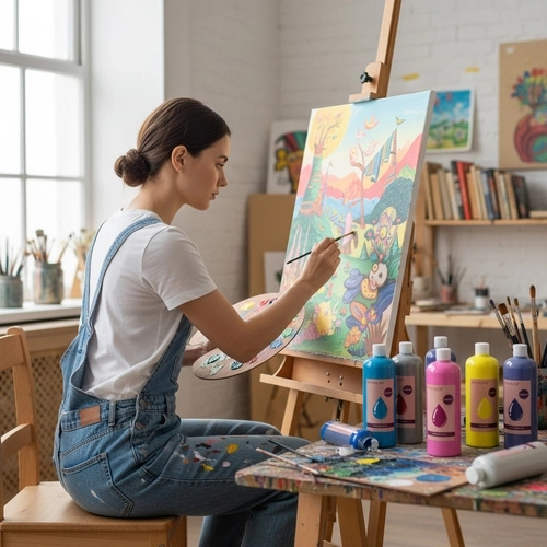 Couleurs intenses, faciles à mélanger