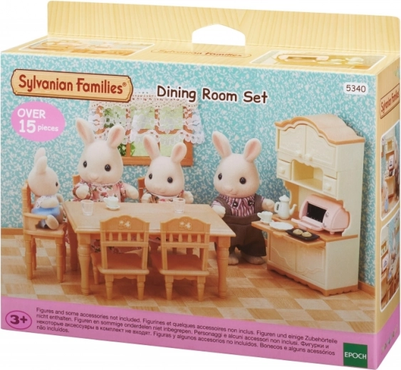 Salle à manger campagnarde SYLVANIAN FAMILIES – set de jeu avec meubles et accessoires