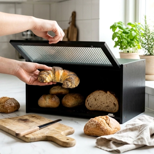 Accès pratique grâce à la porte basculante