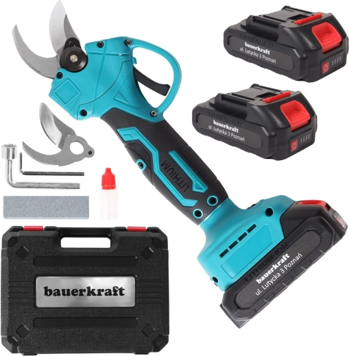 Sécateur électrique de jardin sans fil pour branches et haies 21 V