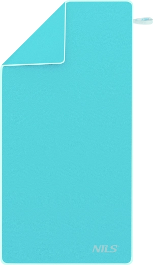 Serviette en microfibre à séchage rapide NILS NCR12 vert océan/bleu sarcelle