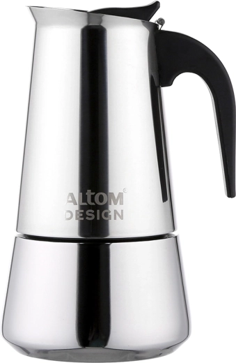 Altom Design cafetière moka en acier 450 ml (pour 9 tasses)