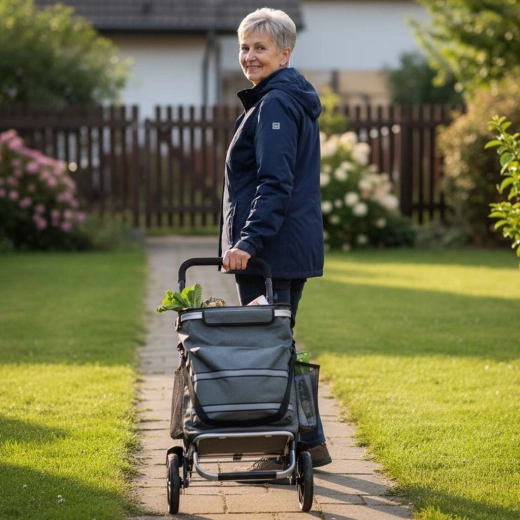 Maniabilité aisée grâce aux grandes roues