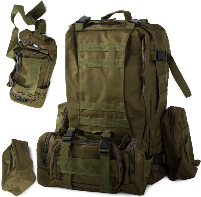 Sac à dos tactique militaire de survie 48,5 L