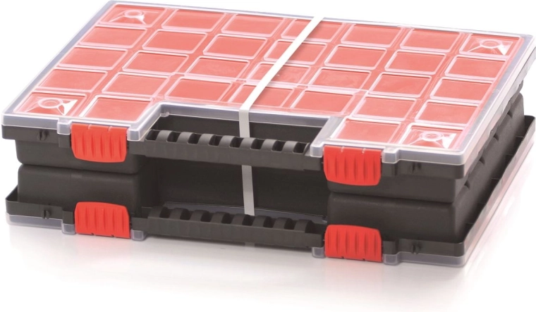 Organisateur en plastique NORB DUO avec 2 mallettes détachables et 21 boîtes