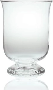 Photophore en verre de 16 cm