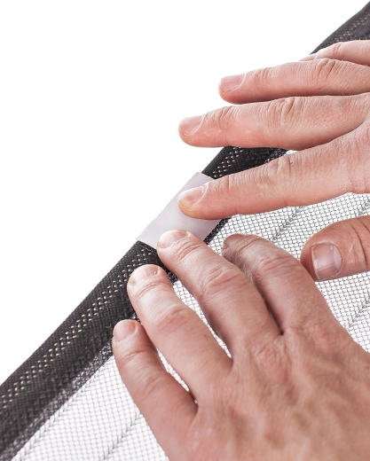 Montage rapide avec bande auto-agrippante sans outils