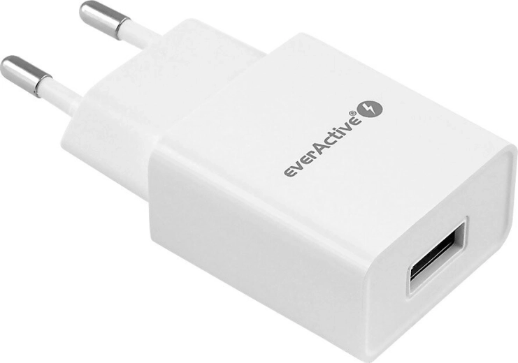 Chargeur secteur 1x USB 2,4 A 12 W everActive