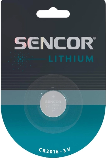 Pile bouton au lithium Sencor CR2016 3 V