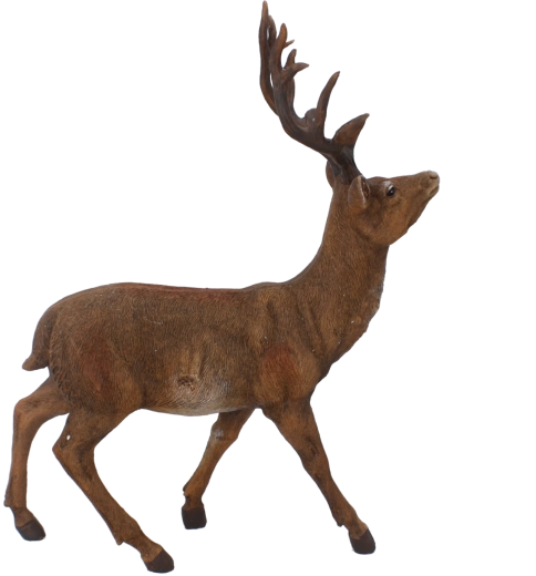 Motif traditionnel du cerf pour une ambiance hivernale