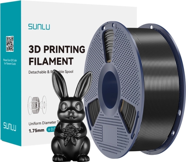 Filament Sunlu PLA+ Silk noir