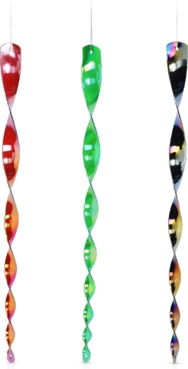Répulsif à oiseaux en spirale 50 cm - 3 pièces