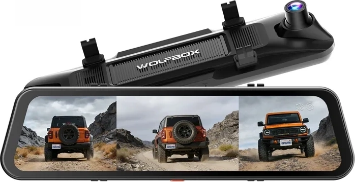 WOLFBOX G900TriPro caméra embarquée avec trois caméras 4K et 2,5K
