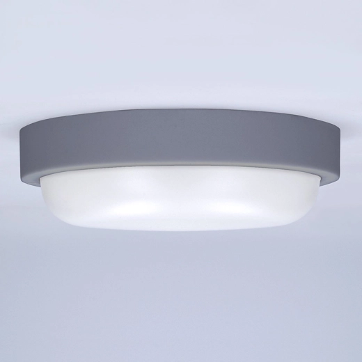 Design rond à profil bas pour mur et plafond
