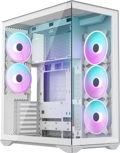 Boîtier PC modecom volcano space xl argb full tower, blanc