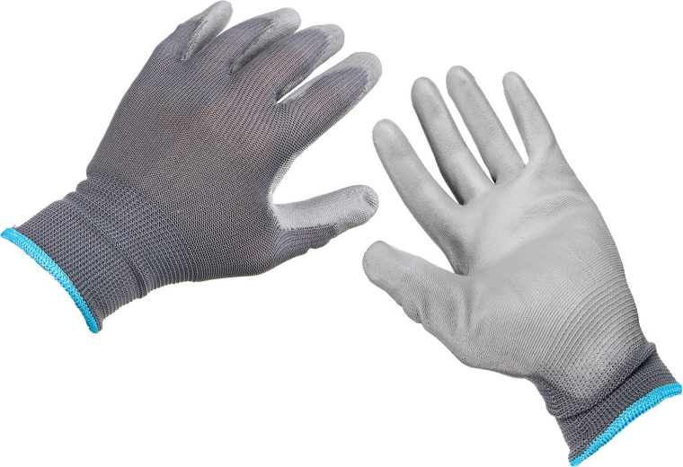 Gants de travail enduits PU, taille M/8
