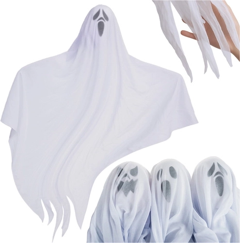 Fantômes suspendus Ruhhy pour Halloween 75 cm - 3 pièces