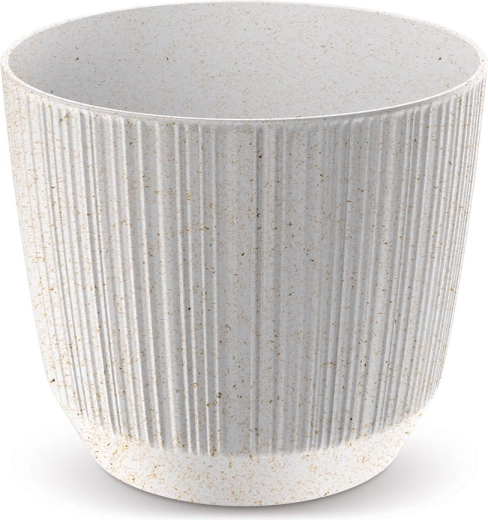 Cache-pot Ryfo Eco Wood 19,5 cm blanc