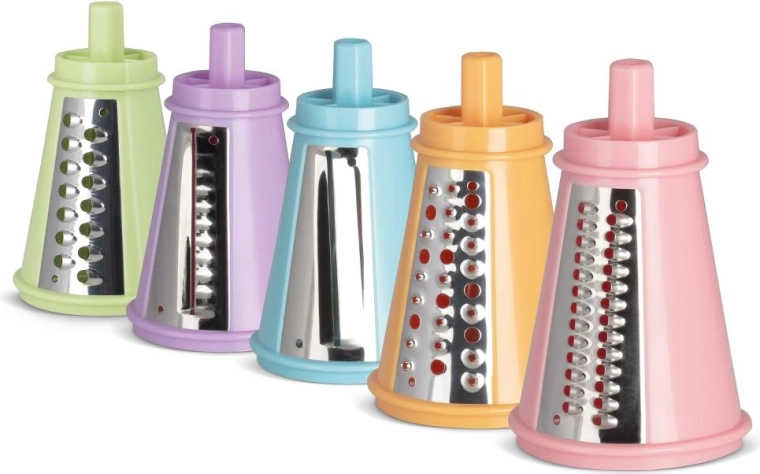 Cinq accessoires pour couper et râper