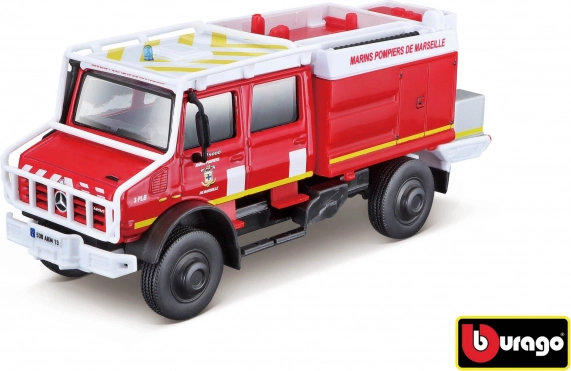 Bburago véhicule de secours Mercedes‑Benz Unimog U5023 Pompiers 1:50