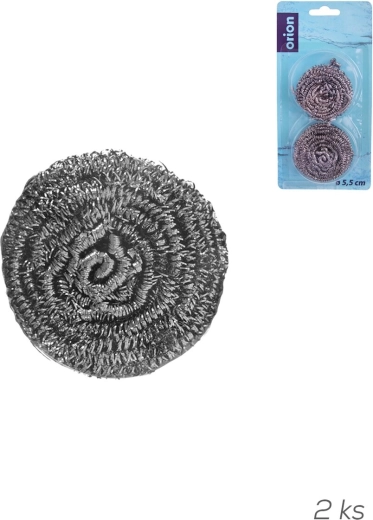 Tampon à récurer métallique 5,5 cm (2 pcs)