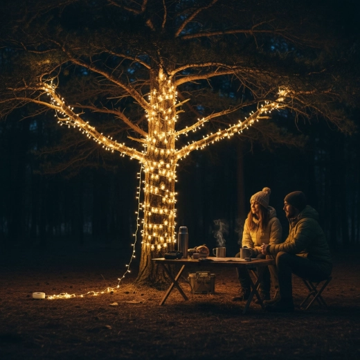 Lumière d’ambiance sur 8 mètres
