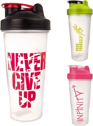 Shaker en plastique 700 ml – mix de couleurs