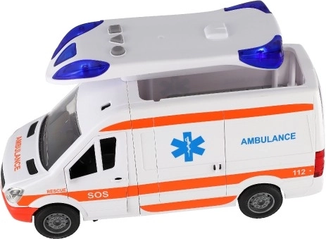 Effets lumineux et sonores comme une vraie ambulance