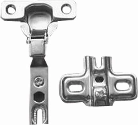 Charnière MINI C à insertion avec embase à clip