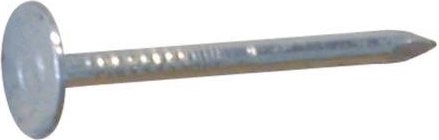 Clous pour carton bitumé 20 × 2,5 mm galvanisés, emballage 2,5 kg