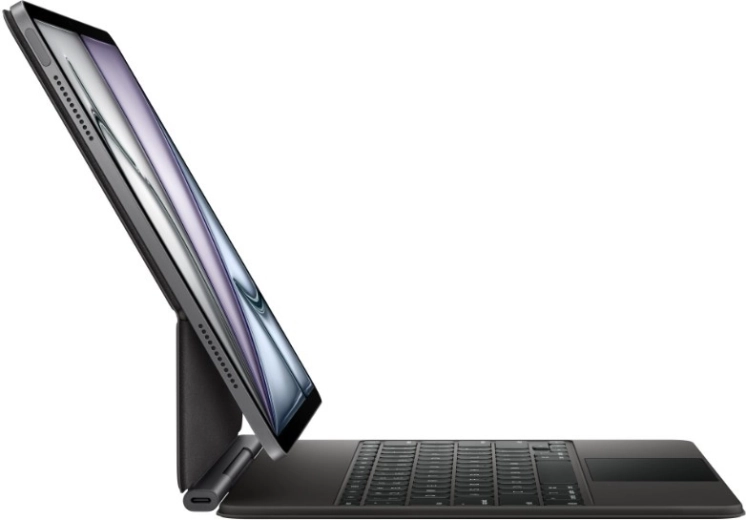 Grand trackpad en verre avec gestes