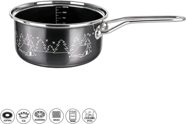 Casserole Metalic Lem Camp 18 cm
