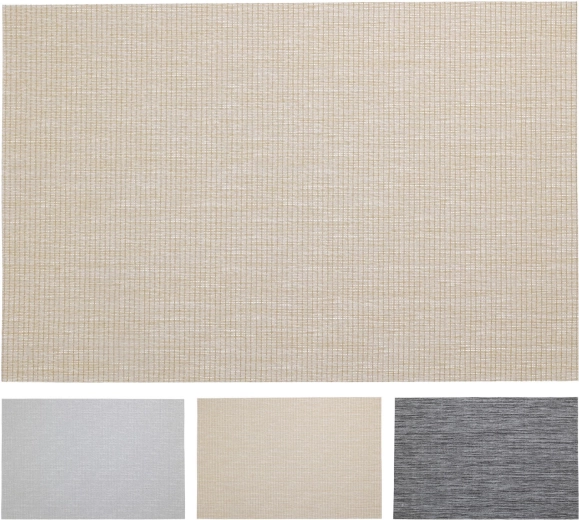 Set de table en plastique 45 × 30 cm, assortiment de couleurs