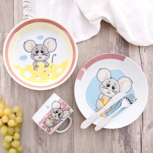 S’accorde parfaitement avec la vaisselle pour enfants