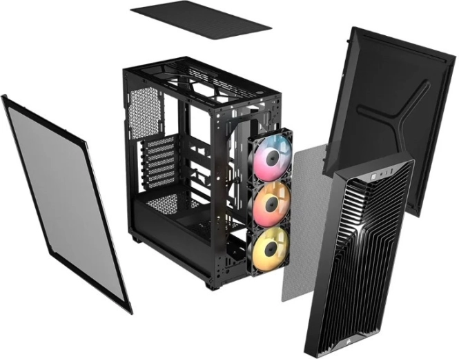 Conception modulaire et 3× RS120 ARGB inclus