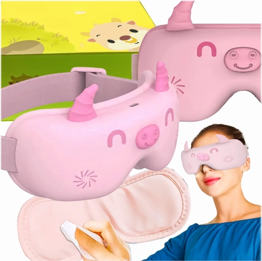 Appareil de massage oculaire électrique intelligent pour enfants avec chauffage