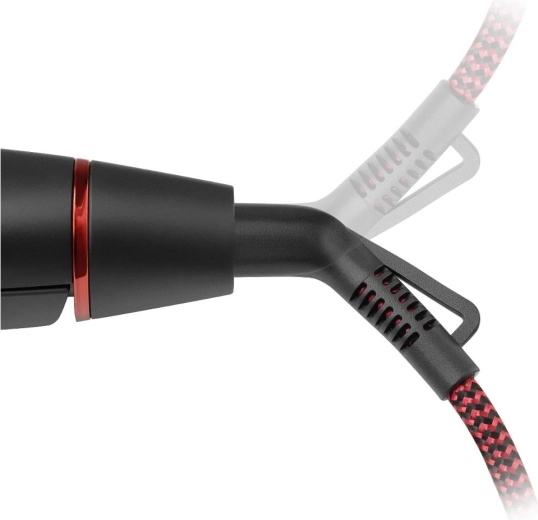 Cordon textile pivotant