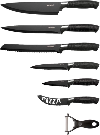 Ensemble Lamart de 6 couteaux de cuisine et éplucheur