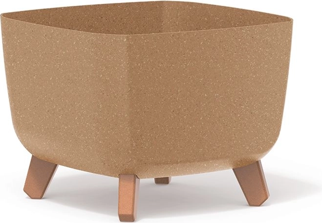 Cache-pot Gracia Square Eco Wood 29 × 29 × 22 cm, naturel