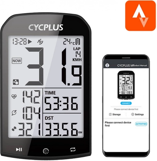 Compteur vélo GPS Cycplus M1