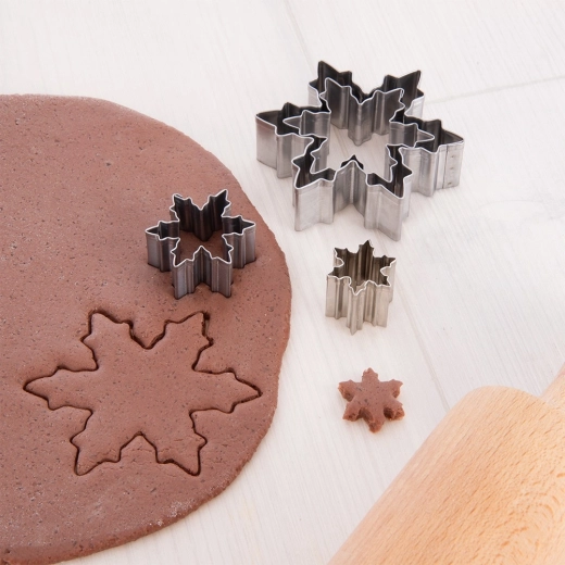 Formes de flocons nettes et précises