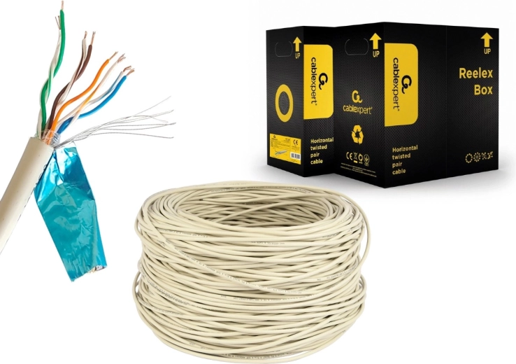 Câble FTP blindé Cat 5e CCA 305 m