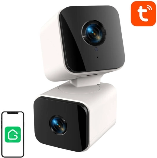 Caméra WiFi intelligente double objectif Gosund haute résolution