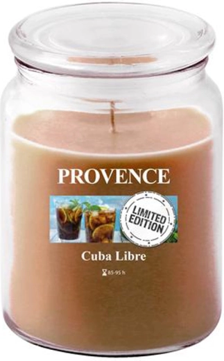 Bougie parfumée en verre PROVENCE Cuba Libre 95 heures