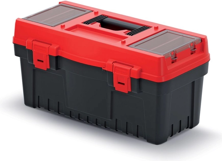 Coffre à outils EVO, 548 × 274 × 286 mm, rouge