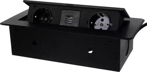 2× prise + 2× USB dans un seul module